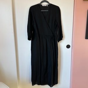 & other stories Black Wrap Dress